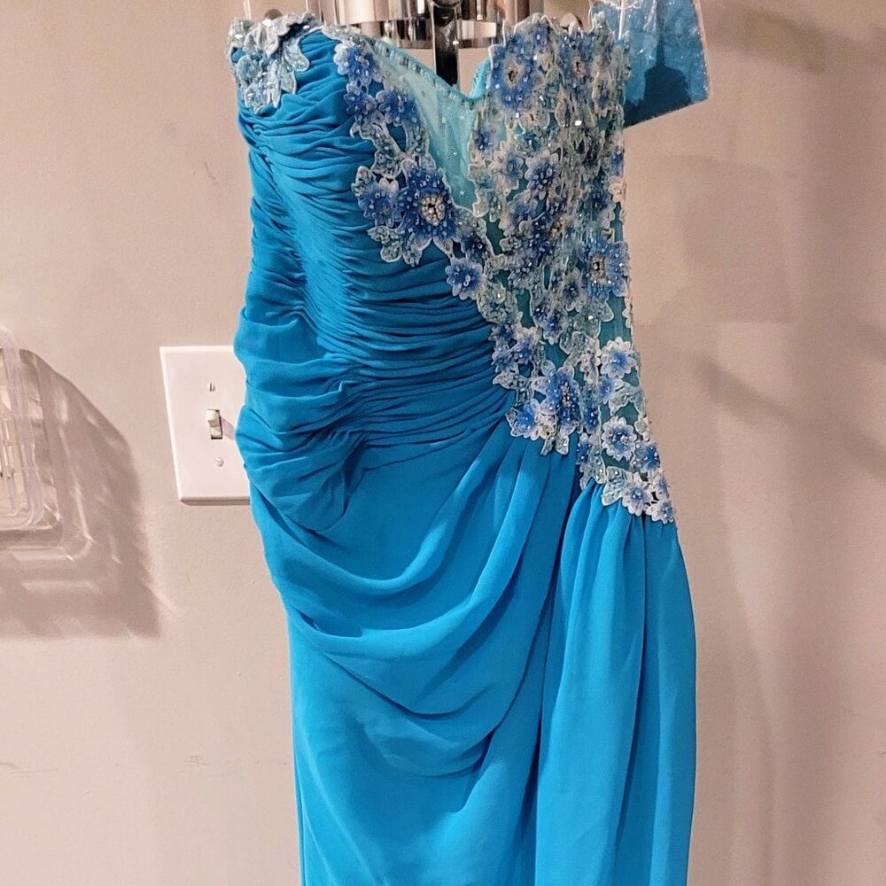 Alyce 6851 Strapless Size 6 Prom Dress